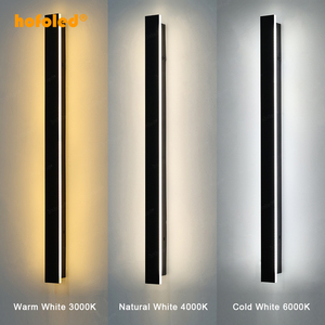 Lampada da Parete Lineare Lunga Hofoled <span class=keywords><strong>per</strong></span> Esterni e Interni, Illuminazione da Giardino, Applique Moderna a LED Dimmerabile 6CCT <span class=keywords><strong>per</strong></span> Casa - Product Image 5