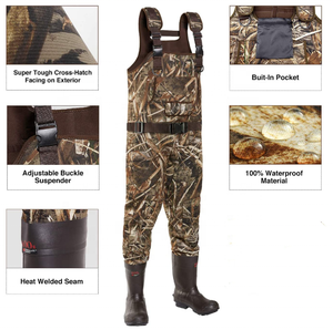 Duck Hunting <strong>Waders</strong> <strong>for</strong> <strong>Men</strong> Realtree MAX5 Camo Waterproof Neoprene Bootfoot 600g Thinsulated Insulated <strong>Waders</strong> Fly Fishing - Product Image 6
