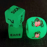 En gros : Ensemble de dés de positions sexuelles lumineux dans le noir, accessoires BDSM, cadeau fantaisie pour soirées, jeux érotiques pour adultes