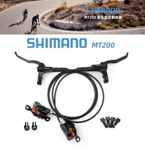 Shimano mt200 mt201 m315 mtb mountain bike, conjunto de freio a disco hidráulico contém freios mt200, rotor rt56 rt54 rt26 rt30 hs1 g3