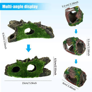 Vente meilleure nouveauté Simulation en plastique plante aquatique <span class=keywords><strong>aquarium</strong></span> décoratif grotte d'<span class=keywords><strong>aquarium</strong></span> décorations de roche - Product Image 4