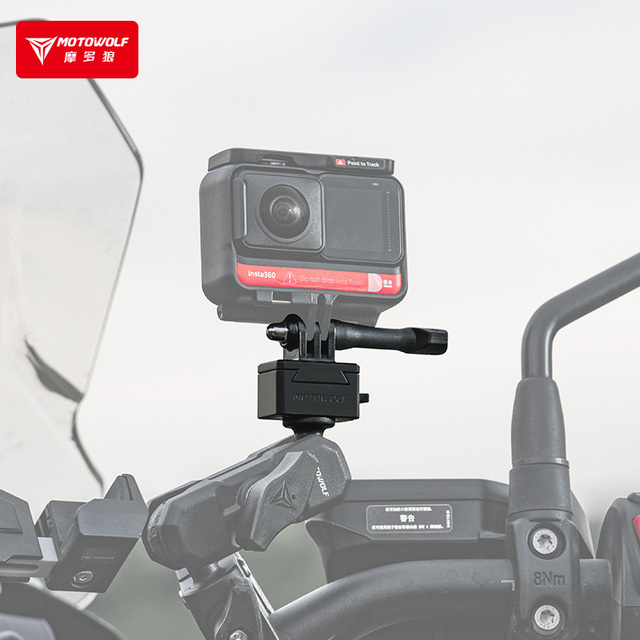 Action Camera Holder for Motorcycle Recording Mount Fast Release Motor Bicycle Camera Flexible Bracket