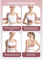 Correcteur de posture dorsal invisible réglable, soutien confortable pour la clavicule et la colonne vertébrale, ceinture de correction de la posture pour adultes