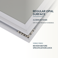 Panneau lumineux LED commercial 300x1200 40W Opale standard pour projets de bureaux