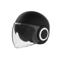 Nouveau casque de moto ABS demi-intégral à double visière anti-rayures, alimenté par batterie, homologué DOT/ECE pour la course sportive et la conduite urbaine