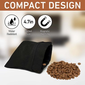 Free sample <b>Dog</b> Treat <b>Bags</b> Pouch Leash Attachment Small <b>Dog</b> Treat Dispenser <b>Bag</b> With Poop <b>Bag</b> Holder Pet <b>Training</b> Pouch Clicker - Product Image 5