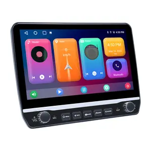 10.1インチ232GBノブボタン2.5DタッチスクリーンカープレーヤーDSPサウンドサポートBluetoothWiFi 4G CarplayおよびAndroidAuto