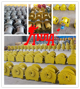 Einzigen trommel 1 tonne/2 tonnen/3 tonnen hydraulische winde für traktoren/anker/bagger/garnelen boot/fischernetz - Product Image 6