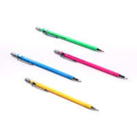 Lot de crayons mécaniques TY modèle 2100G en plastique coloré et fiable de 0,5 mm pour étudiants, fabriqué en Chine, en stock