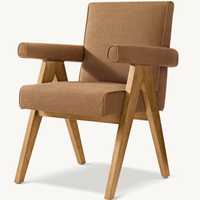 Mobilier de salle à manger en bois massif américain table ronde ensemble de chaises de salle à manger meuble personnalisable vente directe en usine