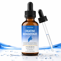 Créatine monohydrate liquide en marque privée OEM, boissons énergétiques pures, compléments nutritionnels sportifs, gouttes de créatine, créatine liquide