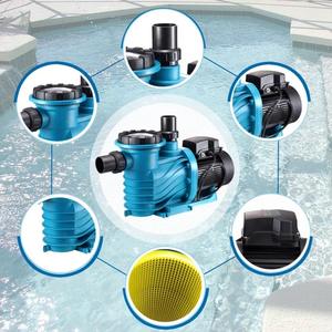 Équipement portatif de pompe de <span class=keywords><strong>piscine</strong></span> d'<span class=keywords><strong>acier</strong></span> inoxydable de 1-4HP pour l'accessoire de pompe à eau de piscines résidentielles et commerciales - Product Image 2