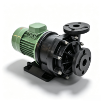 Pompe centrifuge à entraînement magnétique K AMX-441FEACV-1 électrique 0,5 CV OEM en plastique ETFE+CF pour le transfert de produits chimiques et de liquides alcalins