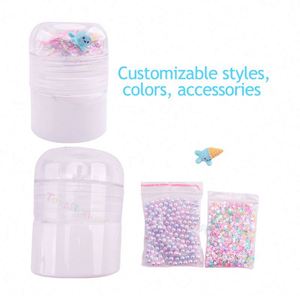 Halloween Fancy Kit De Clay Slime Raw Materials <b>Squishy</b> Maker Glow in the Dark Slime for Children - Product Image 3