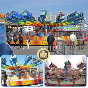 บั๊มเปอร์กระโดดแบบ24ที่นั่งสำหรับสวนสนุกกลางแจ้งทำจากไฟเบอร์กลาสและเหล็กสำหรับห้างสรรพสินค้า - Product Image 4