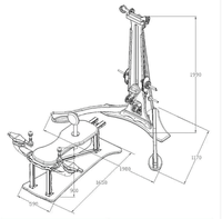 Machine de réformateur de Pilates doux Zen professionnel tour de poulie en bois d'érable massif corps d'équipement gyroscopique Gyrotonc souple pour Yoga à usage domestique