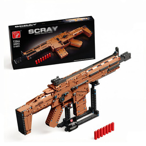 <span class=keywords><strong>Taigaole</strong></span> Zusammengebautes Baustein-Set Gewehrmodell Spielzeug Baukasten Konstruktions-Plastikmodell Lernspielzeug für Kinder ab 6 Jahren - Product Image 1