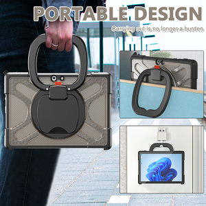 Housse hybride robuste et résistante pour <span class=keywords><strong>Microsoft</strong></span> <span class=keywords><strong>Surface</strong></span> GO/<span class=keywords><strong>GO2</strong></span>/GO3, étui universel à poignée rotative de 10.5 pouces pour tablette - Product Image 3