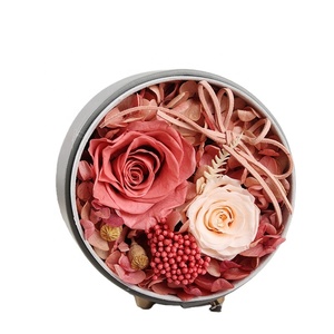 Box Rose In Gift Box Decoration Flower Long Lasting Rose In Box Preserved Flower In Box