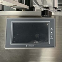Machine d'étiquetage autocollante ESKO avec écran tactile PLC pour bouteilles en verre, en plastique, en métal et pots cosmétiques