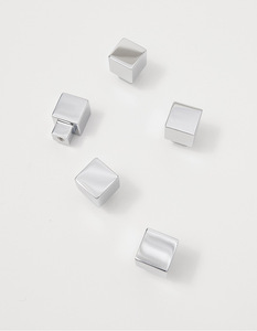 <b>Chrome</b> Plated Brass Square <b>Cabinet</b> Knob Magnetic Furniture <b>Handle</b> Drawer Pull Wardrobe Hardware - Product Image 1