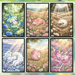 MS Wholesale Japan Anime Pokemoned Collection Cards Art Boards Rare Anime Pokemoned Colored Paper Booster Box Card Games Gifts - Product Image 5