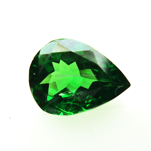 พลอยสีเขียวธรรมชาติที่ผ่านการรับรองการทำเครื่องประดับที่ดีโกเมน tsavorite รูปร่างผสมคุณภาพ4A กึ่งสำเร็จรูป - Product Image 2