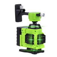 Nouveau mini laser 16 lignes instrument de ligne de coulée, autocollant mural intérieur et extérieur, compteur de niveau de haute précision, lumière verte forte