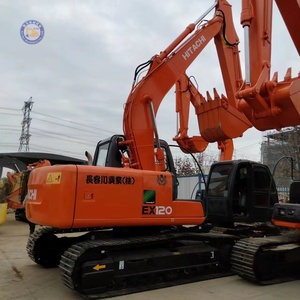 Excavadora Mediana Hitachi EX120-5 de 10 Toneladas Usada con Pocas Horas de Uso, Confiable para Construcción y Paisajismo, Equipo HITACHI de Segunda Mano - Product Image 1
