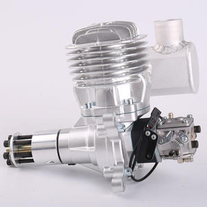 Moteur à essence modèle DLE85 monocylindre deux temps à échappement latéral refroidissement par air naturel démarrage manuel 85CC de cylindrée argent 3,4kg - Product Image 3