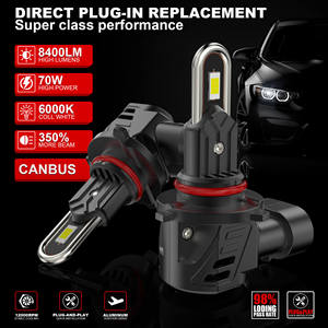 <span class=keywords><strong>LED</strong></span> Đèn Pha U50 Chơi Và Cắm 70W 7000lm 3570 Chip 6000K Siêu Sáng Im Lặng Fan U Ống Đồng <span class=keywords><strong>Canbus</strong></span> H4 H11 9005 H7 - Product Image 4