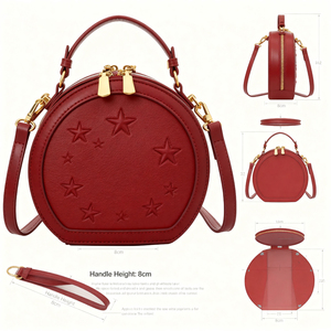 Borsa a tracolla con Design alieno con Design a forma di alieno con rientranza ricamata in ItaBag a tracolla bassa borsa <span class=keywords><strong>Ita</strong></span> personalizzata - Product Image 5