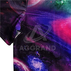 Recién llegado, Camiseta de algodón/poliéster con cuello redondo para hombre, Manga corta informal en el mejor material para camisetas de sublimación - Product Image 6
