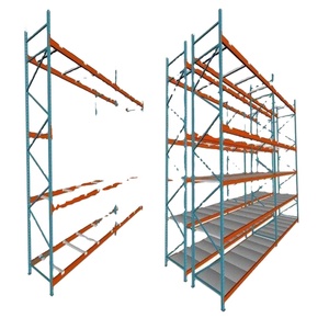 倉庫パレットラックワイヤーメッシュデッキ付きヘビーデューティ収納棚 - Product Image 4