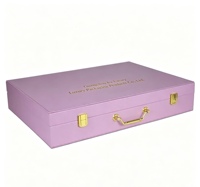 Boîte cadeau de luxe en carton écologique personnalisée avec logo, idéale pour le stockage de parfums, de vins et de tuiles de mahjong, avec finition UV sélective