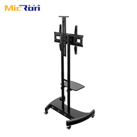 AVA1500 Soporte de TV LCD de 32 a 75 Pulgadas con Altura Ajustable, Carro de TV de Acero de Súper Calidad, Soportes para TV