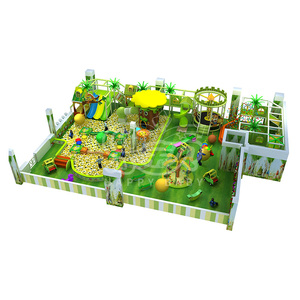 Parque de Entretenimiento Infantil con Temática de Bosque Encantado, Equipos de Juego Suaves, Gimnasio, Toboganes, Área de Juegos Interior - Product Image 2