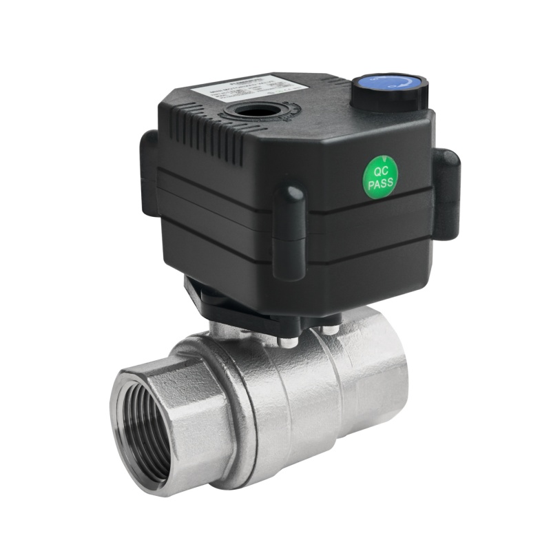 Заводская цена DN15 1/2 ''20 3/4 дюймов DN25 1'' 12 В 24 В шаровой клапан с электроприводом для дистанционного управления