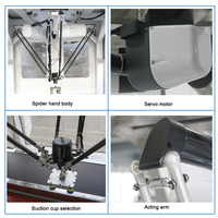 Ligne d'emballage robotisée à grande vitesse pour l'emballage de cartons, avec ensacheuse automatique, érecteur de cartons Bag-in-Box et palettiseur - Meilleures ventes
