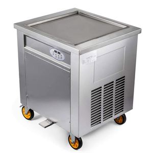 Alta productividad portátil piedra fría mármol losa Top Fry máquina de helado nueva condición venta al por mayor - Product Image 1