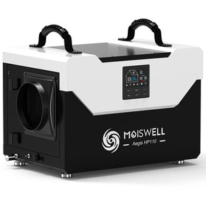 Déshumidificateur Commercial Moiswell <span class=keywords><strong>Aegis</strong></span> HP110 120 Pintes 57L à Pompe 180 CFM avec Relance Automatique pour Sous-sols et Entrepôts, Drainage Continu - Product Image 1