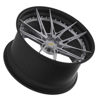 Jantes forgées professionnelles légères et personnalisées de 19 20 21 22 23 pouces, 2 pièces, jantes en aluminium d'aviation 6061-t6