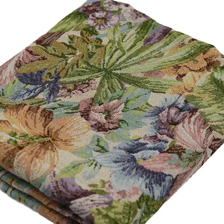 Hada de las flores pintura al óleo jardín tela Jacquard ropa tela abrigo chaleco bolsa tela gruesa elástica