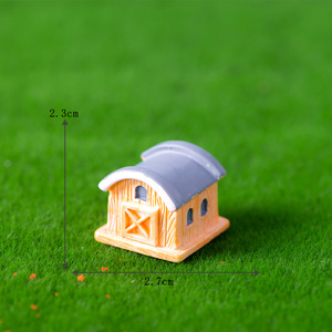 Vente en gros de toutes sortes de motifs animaux mignons de la ferme micro paysage ornement personnalisé ornement en résine ornement - Product Image 5