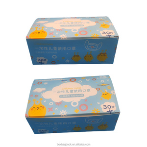 SUNSHINE KN95 <span class=keywords><strong>FFP2</strong></span> <span class=keywords><strong>Mascarilla</strong></span> Quirúrgica Caja de Embalaje de Papel 3 Capas Uso Civil Médico Personalizado Color Impreso 50 PCS Tarjeta Caja de Papel - Product Image 2