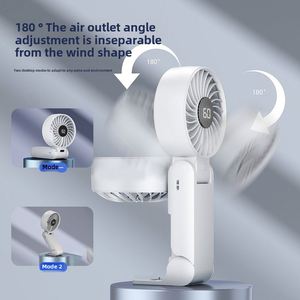 2025 New Arrivals Custom Logo <b>Usb</b> Rechargeable Pocket Foldable Portable for Outdoor <b>Mini</b> Handheld Cooling <b>Fan</b> - Product Image 2