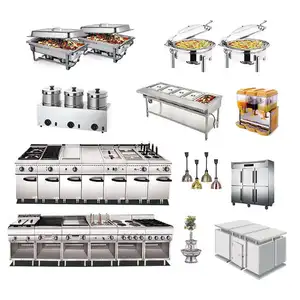 CE & NSF Certified Professional Commercial Kitchen Equipment Stainless Steel for Hotels Restaurants Catering Direct Manufacturer