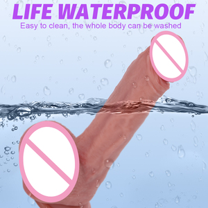 Dildo Seksspeeltjes Verwarming <span class=keywords><strong>Dick</strong></span> Afstandsbediening Penis Vibrators Telescopische Dildo Anale Sex Realistische Dildo Vibrator Voor Vrouwen - Product Image 6