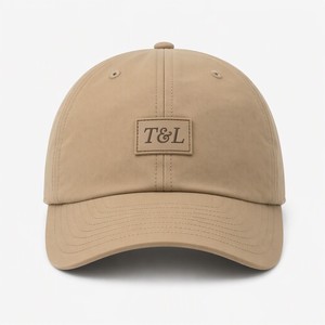 Wholesale T&L Custom Logo Leopard Oxford Faux Leather Patch 6-Panel Adjustable <b>Waterproof</b> Baseball <b>Cap</b> for Outdoor Sports - Product Image 2