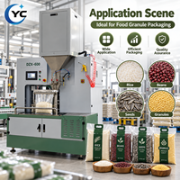 Machine d'emballage sous vide industrielle pour riz, céréales, haricots, graines, granulés alimentaires avec contrôle PLC